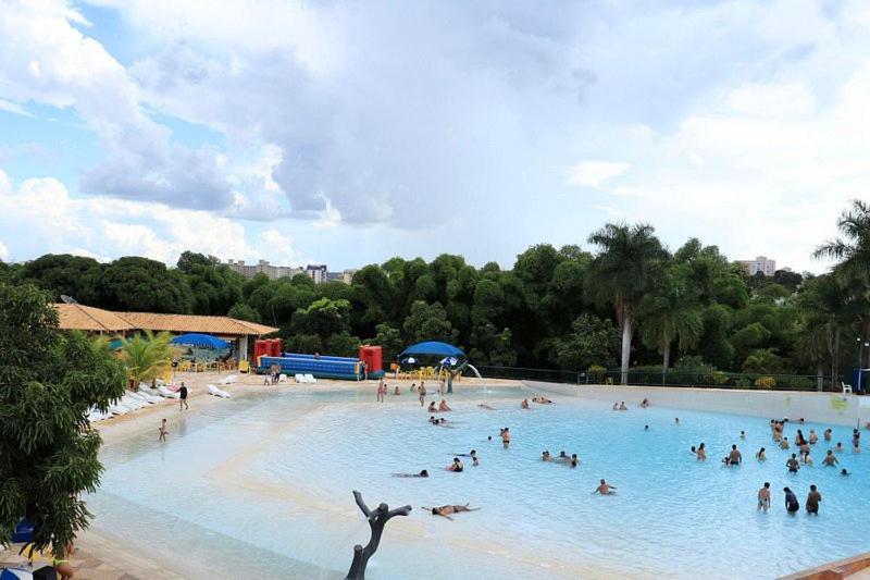 Piazza Diroma Acesso Diroma Acqua Park Gratuito Star Temporada Aparthotel Caldas Novas Bagian luar foto