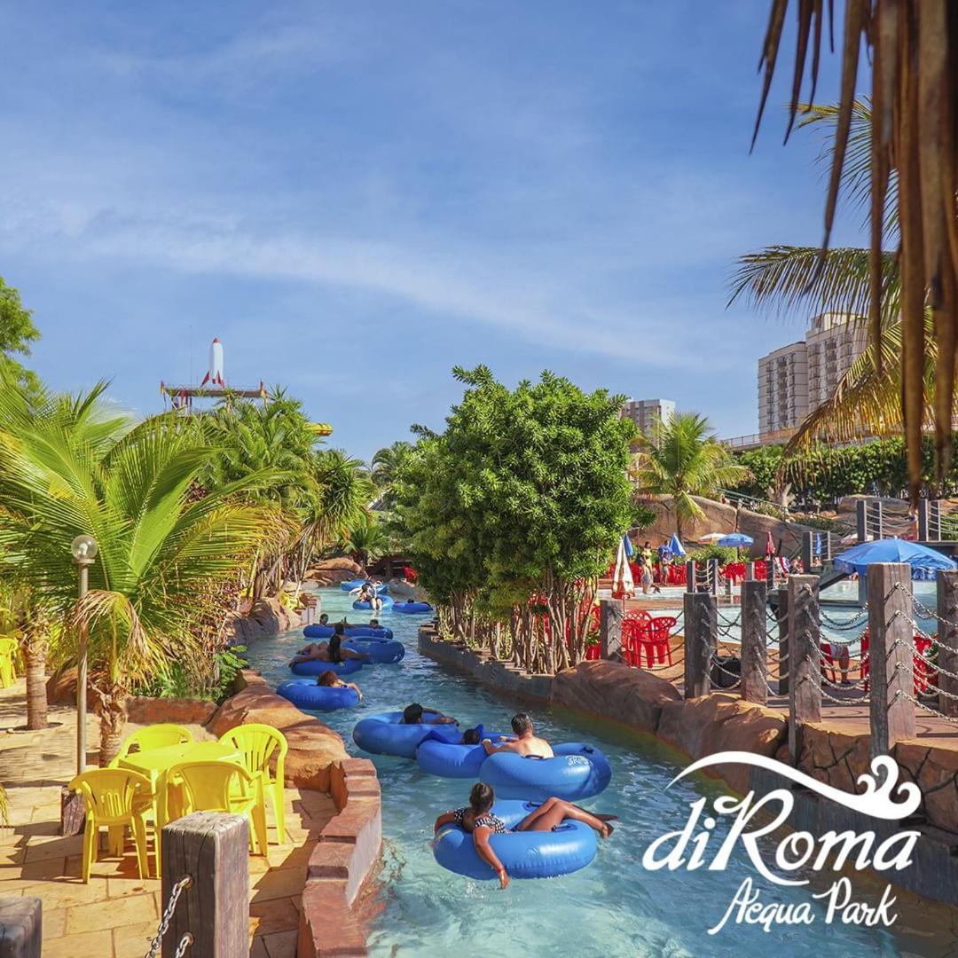 Piazza Diroma Acesso Diroma Acqua Park Gratuito Star Temporada Aparthotel Caldas Novas Bagian luar foto